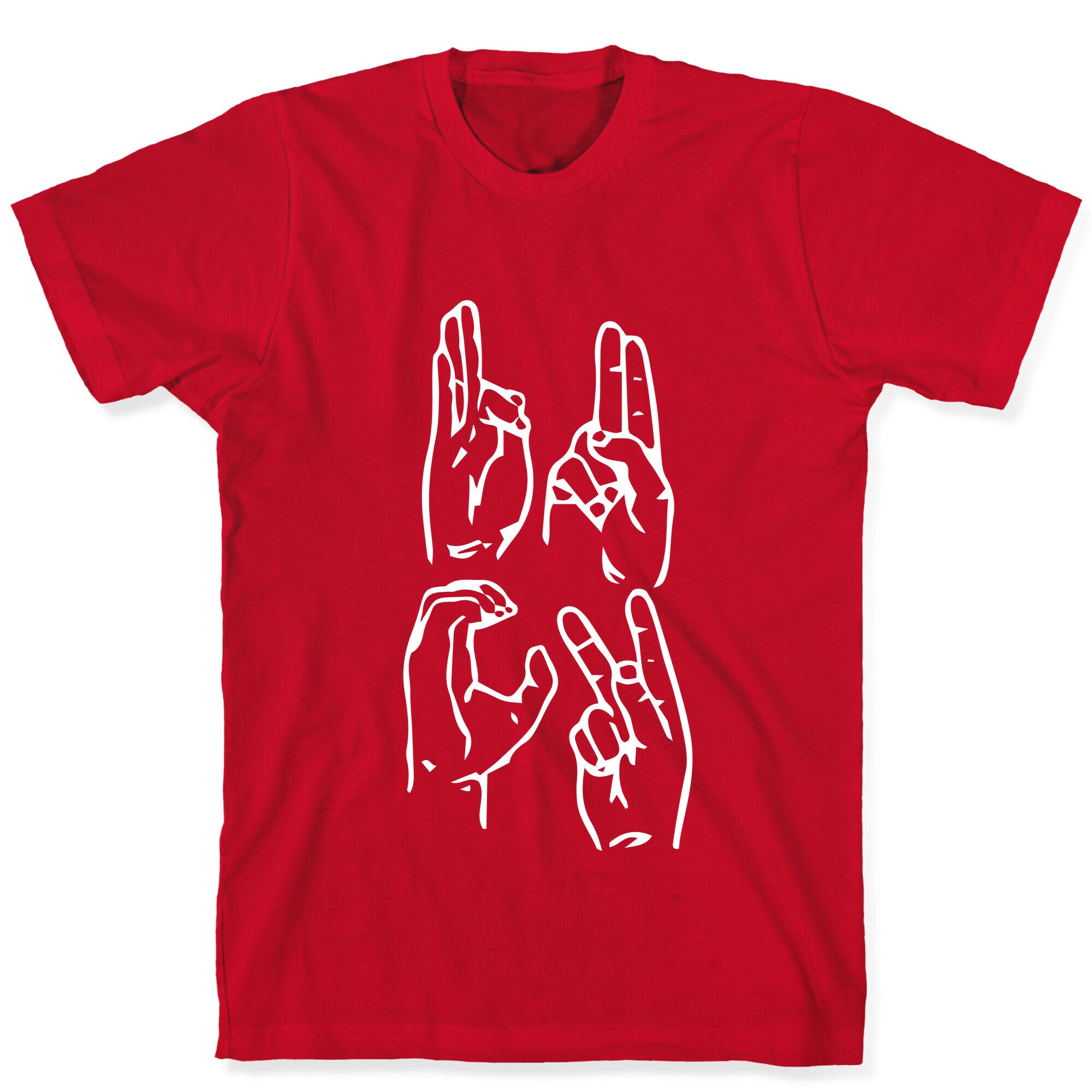 Sign Language F.U.C.K. T-Shirt